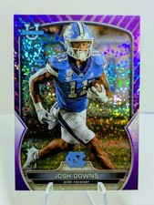 Topps Bowman Chrome Josh Downs UNC Purple Mini-Diamond Rookie #30 #d/399