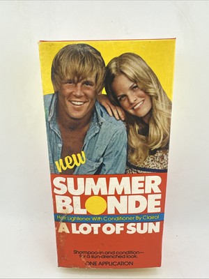 Vintage Clairol Summer Blonde A Lot Of Sun Hair Lightener Super Rare Expired