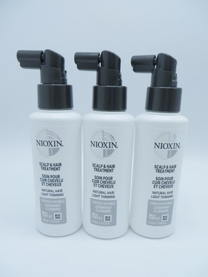 NIOXIN SYSTEM # 1 SCALP & HAIR TREATMENT  3.38 OZ (Lot of 3)