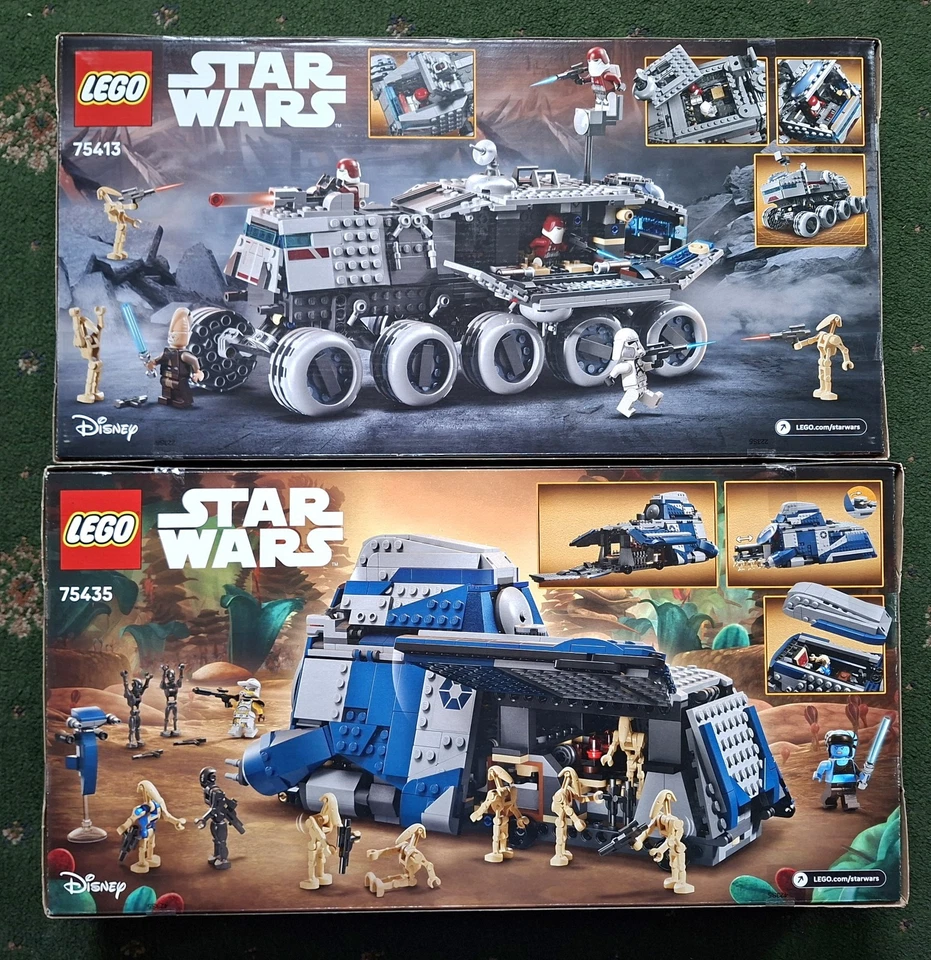 Lego Star Wars 75413 Republic Juggernaut &75435 Battle of Felucia Separatist MTT - Image 2 of 2