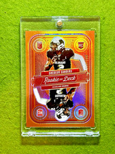 Shedeur Sanders ORANGE PRIZM ROOKIE CARD #/199 RC 2025 Donruss ELITE DECK Browns