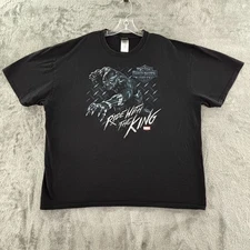 Harley Davidson Marvel Black Panther T-Shirt 2XL Ride With The King Sioux Falls
