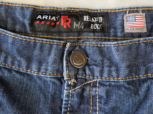 Ariat FR M4 Boot Jeans Men's 40x32 Blue Denim Flame Resistant Workwear 0881 - Picture 7 of 18