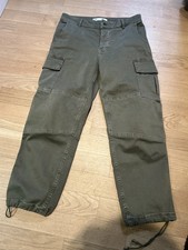 Zara Cargohose Grün Damen