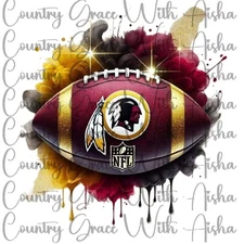 Sublimation Print Redskins Football Ready To Press Paper Ink Heat Transfer