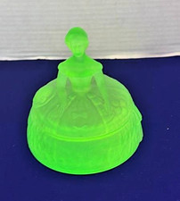 Vtg Ramses Crinoline Girl UV Reactive Uranium...