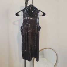 Alice + Olivia Delora Sleeveless Sequin Dress Size Small (New Years Eve..Duh!)