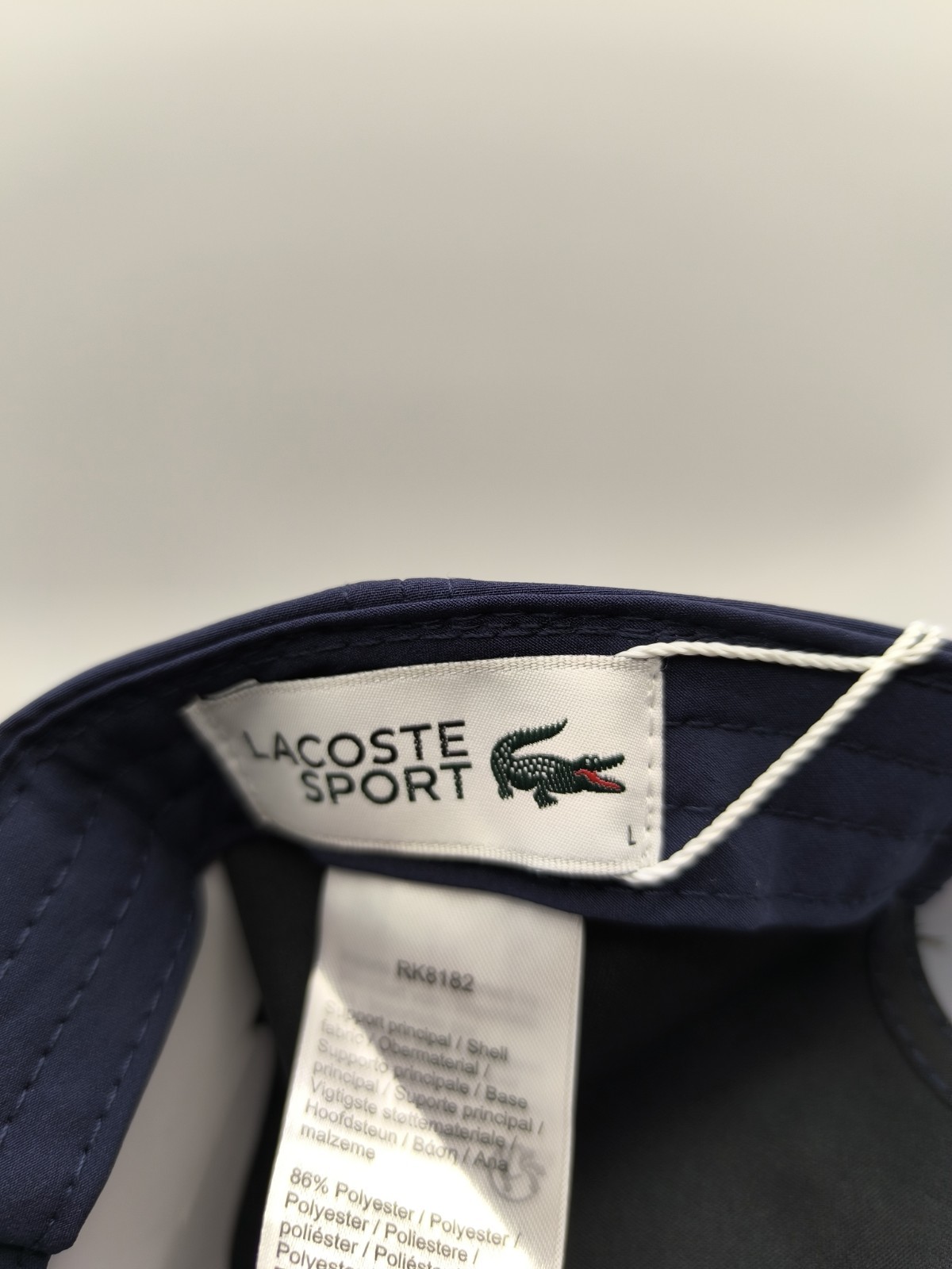 Lacoste Sport Cap Presidents Cup Navy Size L-XL image 6