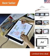 Ultra-Thin A4 Tracing Board with Flicker-Free Light - Perfect for Sketching