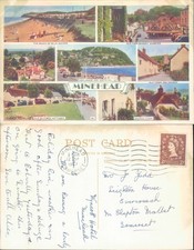 Minehead views including Blue Anchor beach Yarn Market Dunster Alcombe Combe J