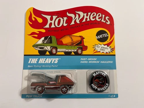 Hot Wheels The Heavys Diecast Tow Truck Redline Club RLC 0257/4436 Rewards Car
