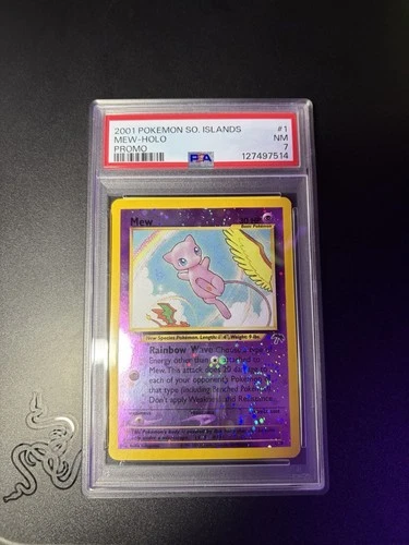 PSA 7 Southern Islands Mew Reverse Holo