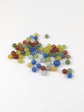 Lot Of 67 Vintage Marbles  2 Shooter