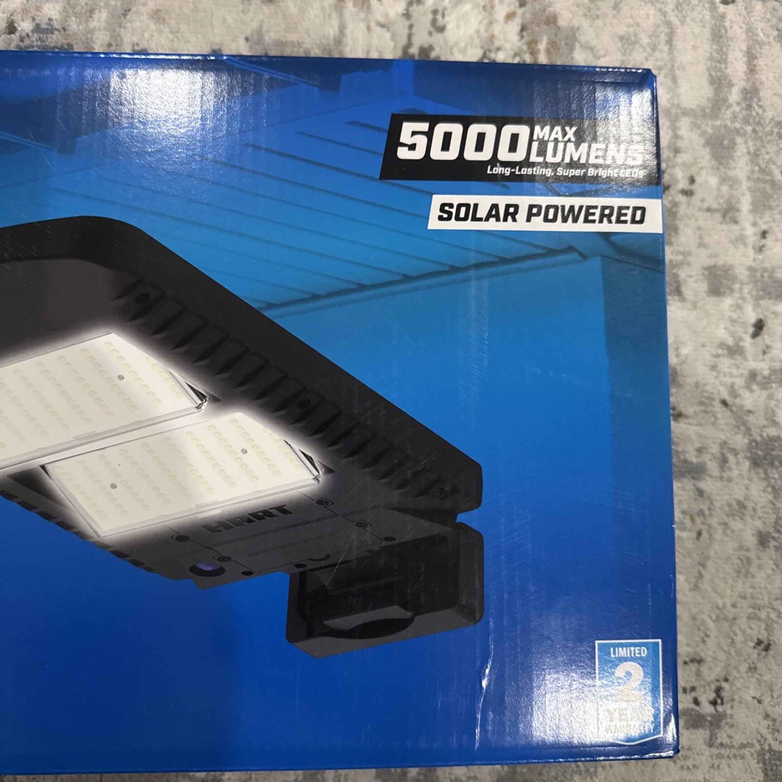 New HART Premium Solar Street & Area Light – 5000 Lumens Outdoor LED Motion Send