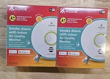 Kidde Smoke Alarm With Indoor Air QuaIity Monitor - White LOT OF 2  *NEW* 