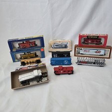 HO Scale Mixed Lot 10/Box Cars/Freight/ Caboose/Tyco/AHM/Athearn/Model Power