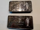 TWO PIECES.....1968 Hecla Mining Company, Wallace Idaho 3 oz .999 Silver