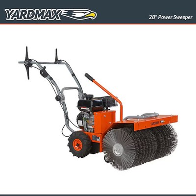 YARDMAX YP7160 28-in Push Lawn Sweeper