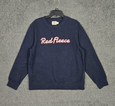 Brooks Brothers Crewneck Sweatshirt Size Large Red Fleece Sport Cotton Pullover