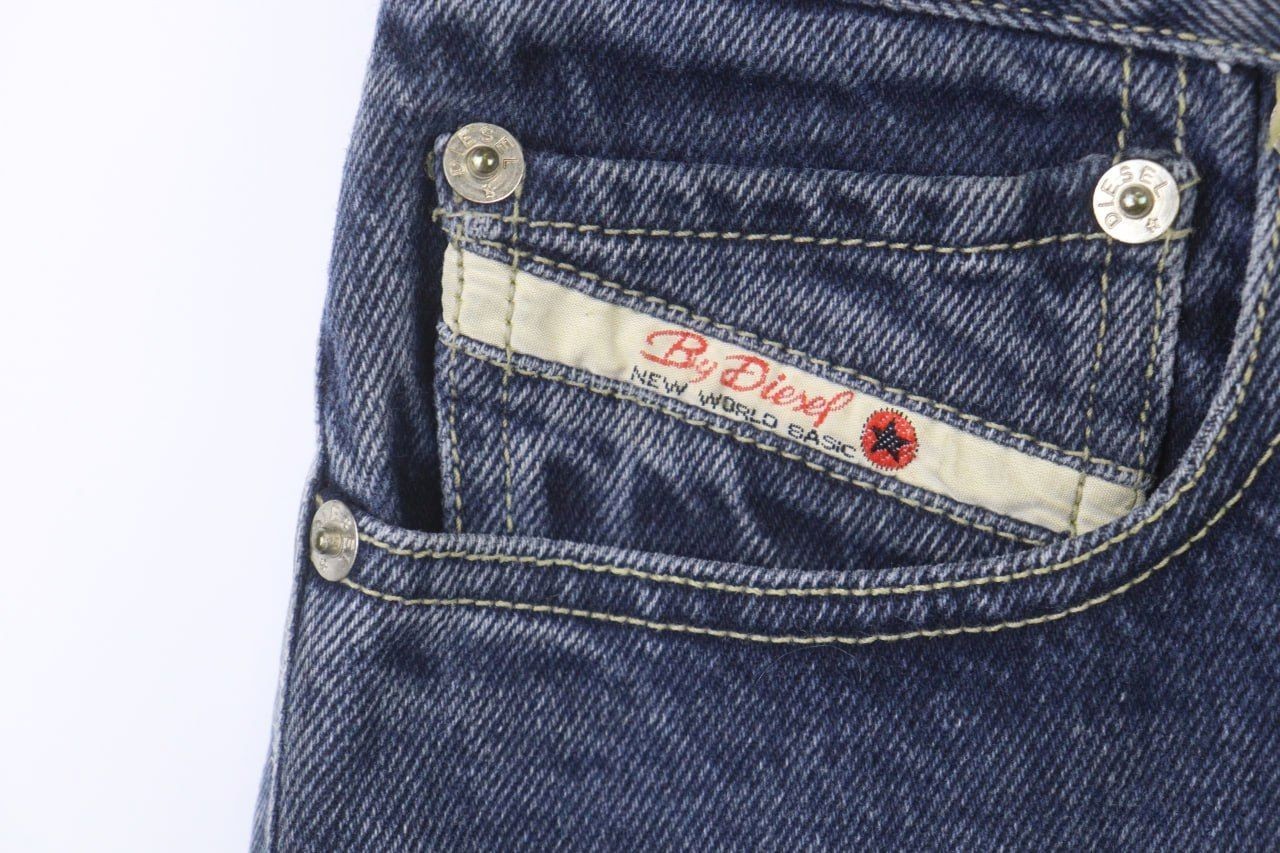 DIESEL Denim Gray Regular Straight Basic Jeans Si… - image 10