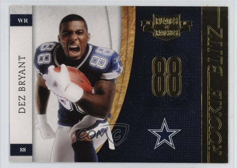 Dez Bryant Panini Plates & Patches Rookie Blitz #27 Base