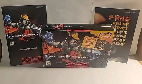 Killer Instinct SNES super Nintendo. Box and Manual only