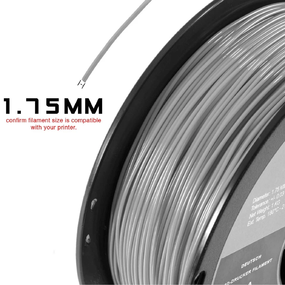 HATCHBOX 1.75mm Brown TPU 3D Printer Filament 1KG Spool Shore 95A Flexible - Image 3 of 4