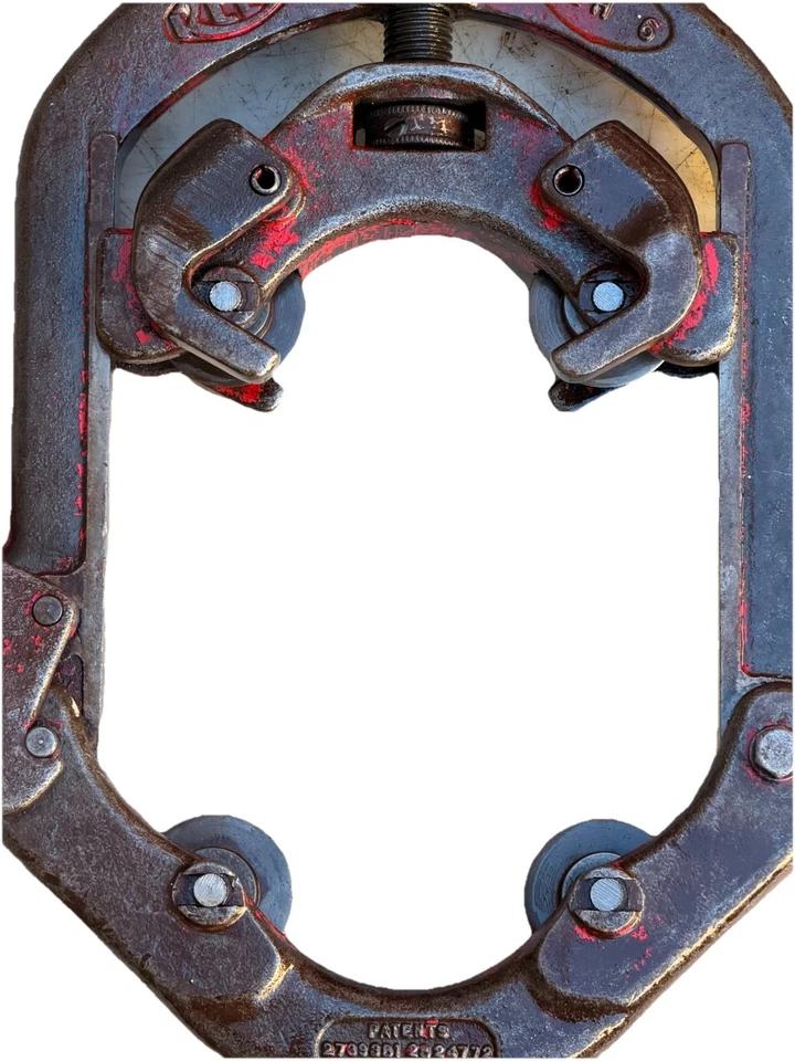 REED Tools USA H6 Hinged Pipe Cutter, 4-6” Pipe Capacity Heavy Steel #14 - Image 3 of 4