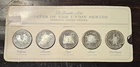 States of the Union Series, Group 7.  Sterling Silver Proofs. .925