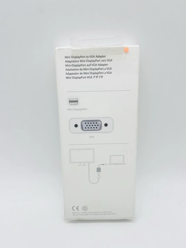 Apple Mini DisplayPort to VGA Adapter MB572Z/B. Model A1307 - Image 2 of 3