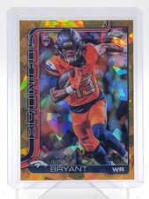 PAT BRYANT 2025 TOPPS CHROME SAPPHIRE GOLD ROOKIE /50 #313 Q5692
