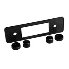Air Cooled VW 1968-1985 Radio Black Faceplate & Black Knobs Kit by Retrosound
