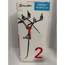 Allen Sports MT2 Compact Folding 2-Bike Trunk Rack Carrier SUV Sedan Hatchback