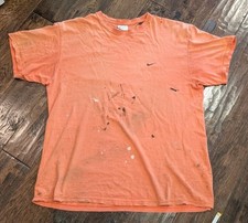 Vintage '90S Nike Made In USA Embroidered Swoosh Size Large T-shirt Thrashed