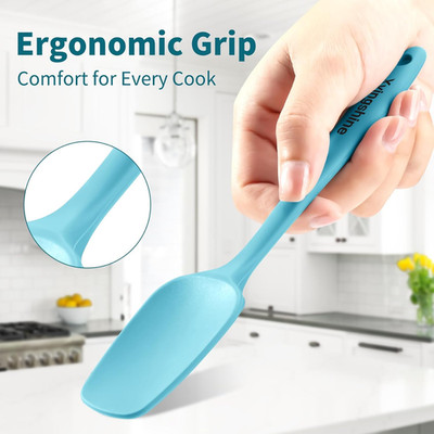 5PCS Silicone Spatula / Heat Resistant Nonstick Ergonomic Kitchen Baking Cooking
