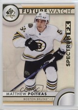2023-24 SP Authentic Spectrum FX Future Watch Matthew Poitras #S-82 1c5x
