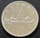 New Listing1962 Canada Silver $1 Dollar - 80% Silver - Great Condition
