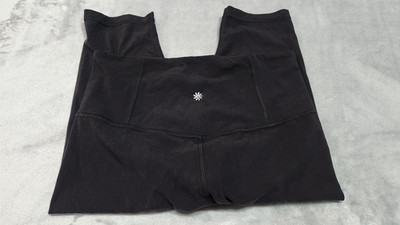 Athleta Women's Size Medium Black Elation Crop Pants Athletic Yogo