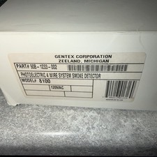 Gentex Smoke Detector Model 8100 Photoelectric Smoke With Harness&instructions
