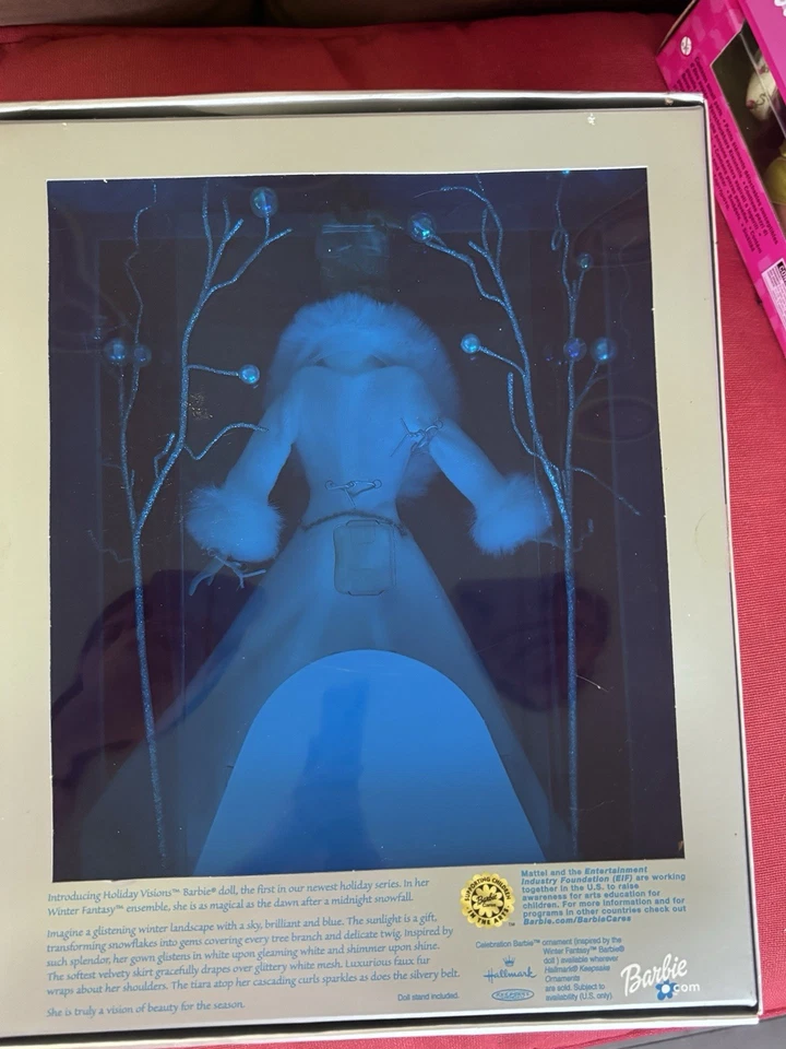 2003 Holiday Visions Barbie Doll B2519 Winter Fantasy Collection New In Box - image 2 of 2