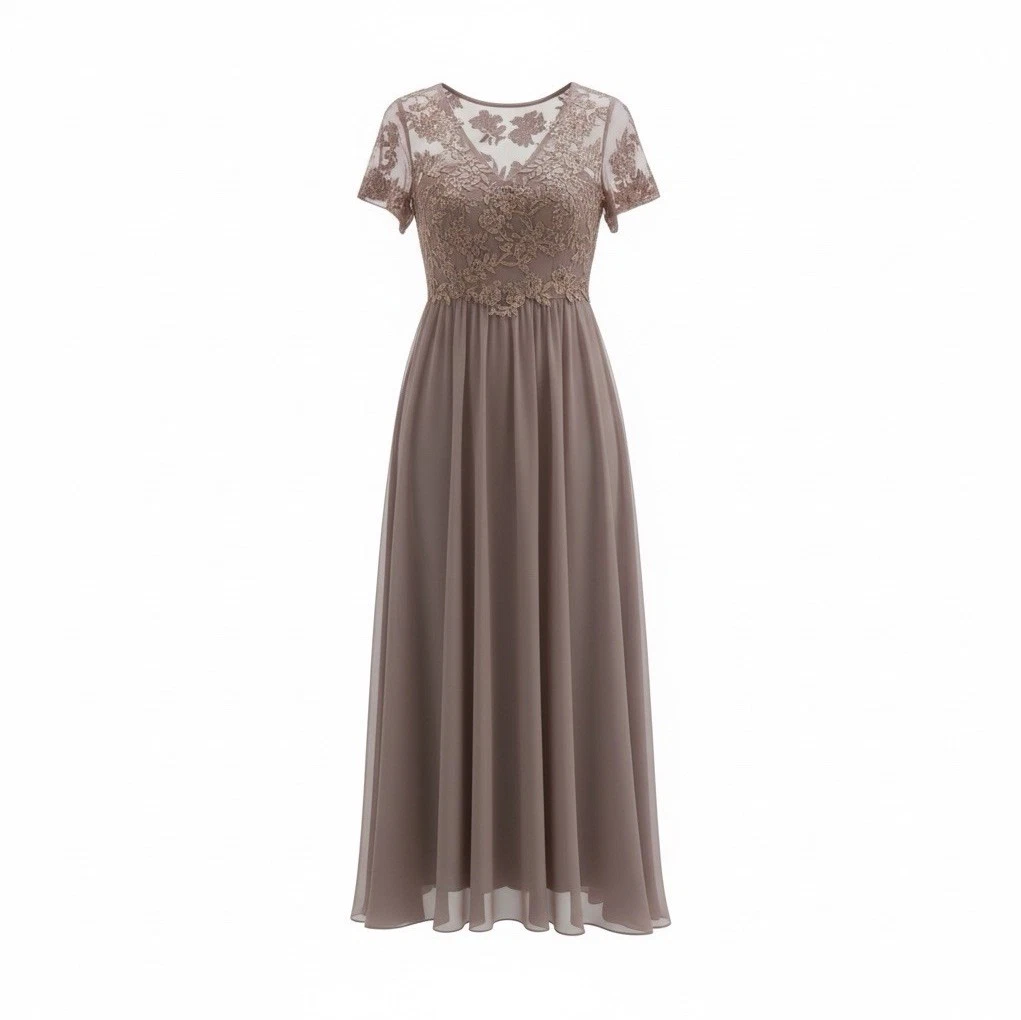mother of the bride dress taupe products for sale | eBay