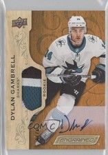 2018-19 Engrained Rookies Premium Memorabilia 17/65 Dylan Gambrell #64 Auto 1o3