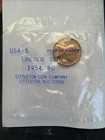 1954 No Mint Mark Lincoln Wheat Cent Brilliant Uncirculated (BU)