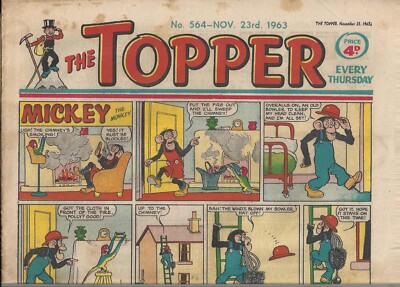 THE TOPPER COMIC + COA No 564 - 23 November 1963 VINTAGE & ORIGINAL PERFECT GIFT