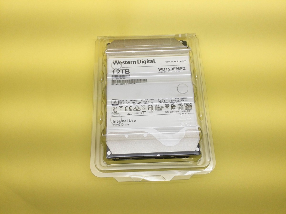 WD 12TB 5400 RPM SATA 6Gb/s 3.5in Internal Hard Drive WD120EMFZ | eBay
