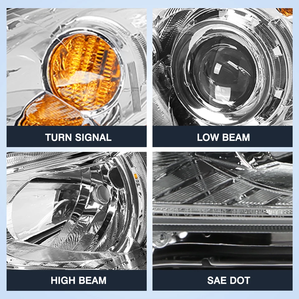 Conjunto de faros proyectores diestros+derechos para Subaru Outback/Legacy 2010-2014 10-14 Foto 4 de 4