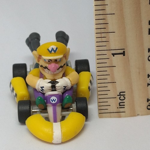 Wario Mario Kart Wii Pull Back Car Suntory Coffee Boss 2008 Nintendo Japanese - Picture 2 of 12