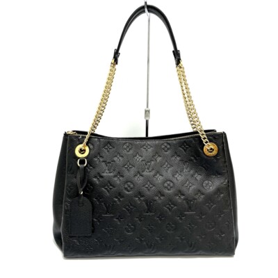 Louis Vuitton Sulenne MM Monogram Empreinte Noir CA2188 Chain Tote