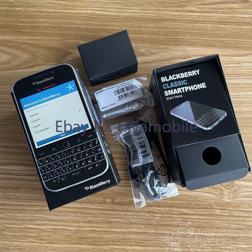 New Sealed--BlackBerry Classic Q20 16GB+2GB RAM Unlocked LTE