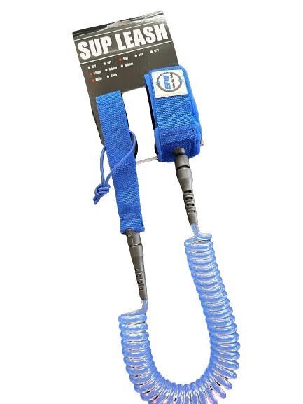 Stand Up Paddle Board Coiled Leash - 10ft SUP Accessory